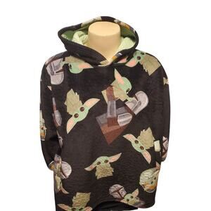 Star Wars Baby Yoda oversized Hoodie Lucas Films Adult One Size Fits Most